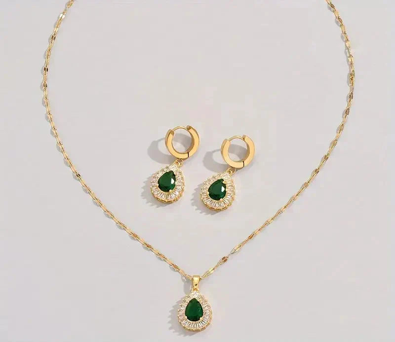 Rheya Lysandelle Conjunto de Joyas | Oro