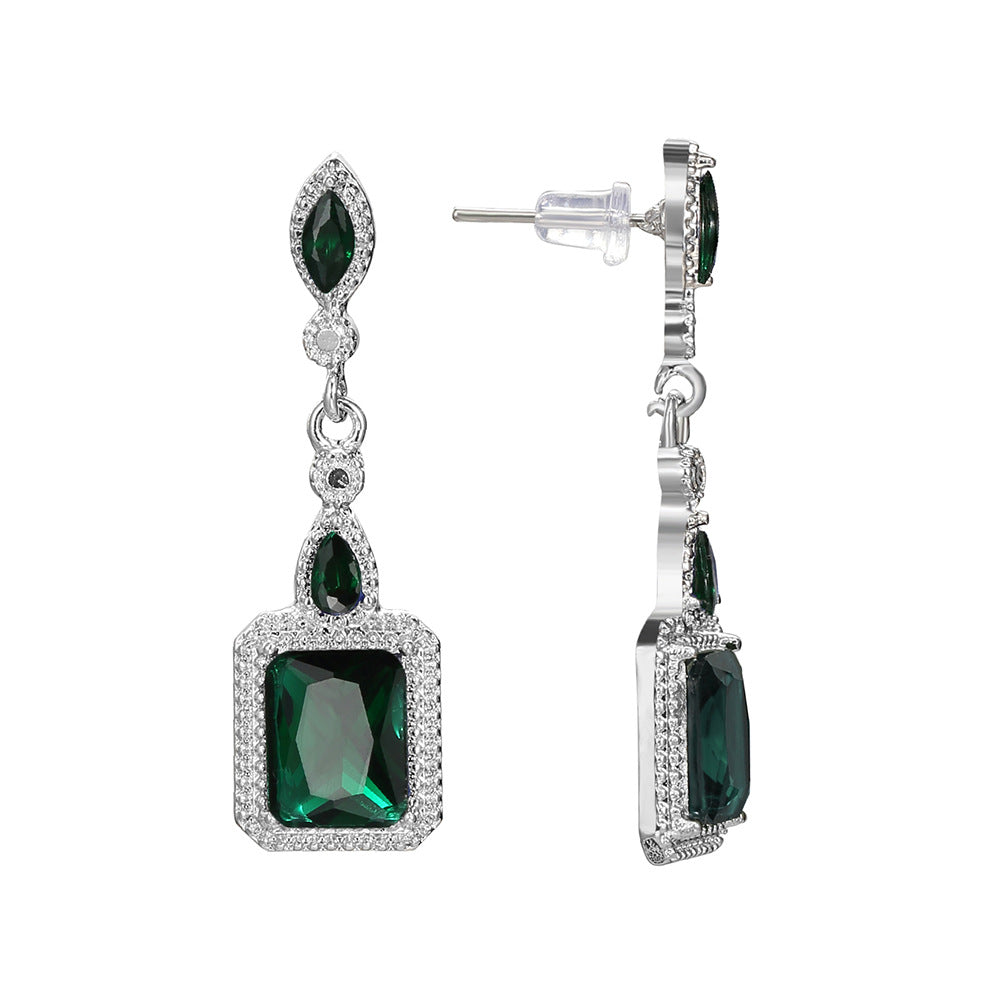 Aros Clarion Verdancia | Oro Blanco