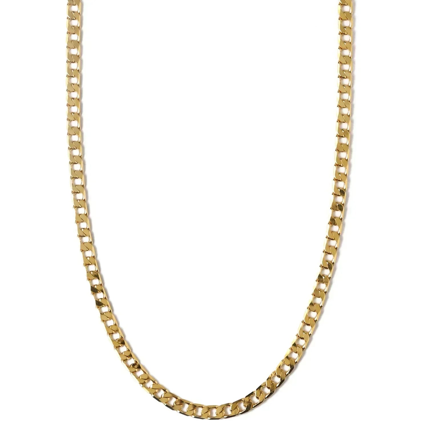 Collar de Cadena Flad Link | Oro