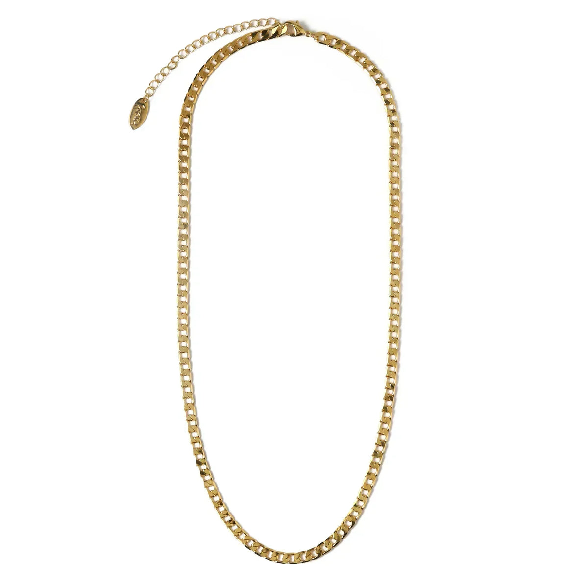 Collar de Cadena Flad Link | Oro