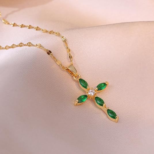 Collar de Esmeralda | Oro