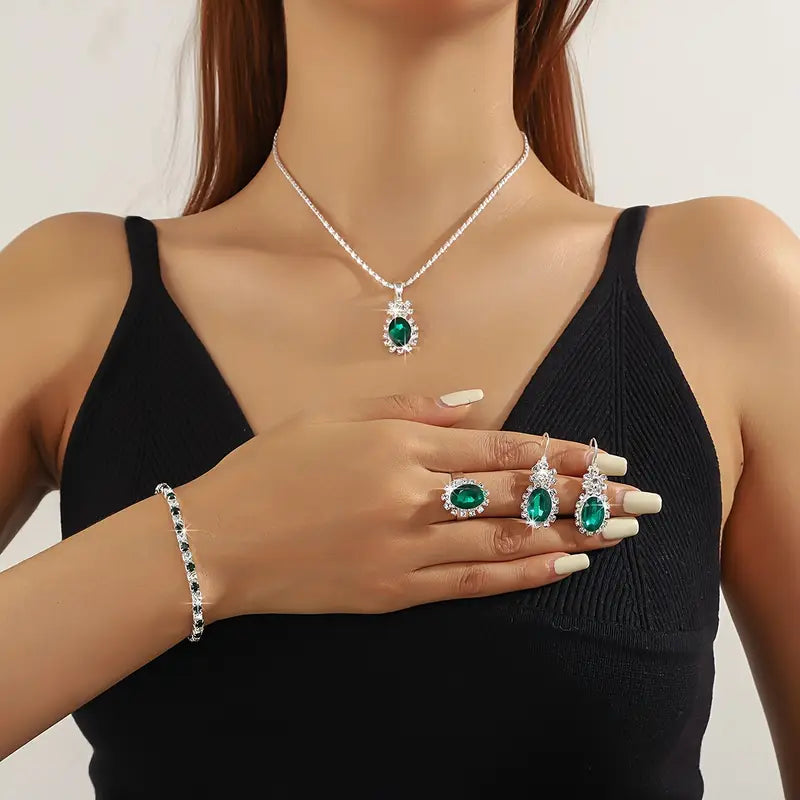Seloria Grevalyn Juego de Joyas | Oro Blanco