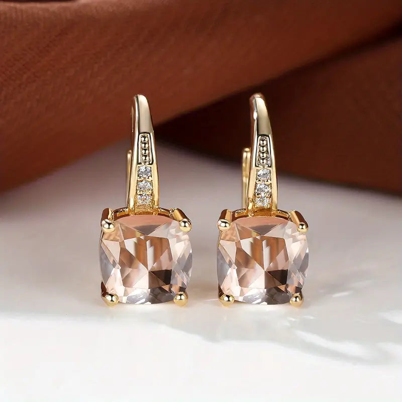Pendientes de Aro de Piedra Mística | Oro