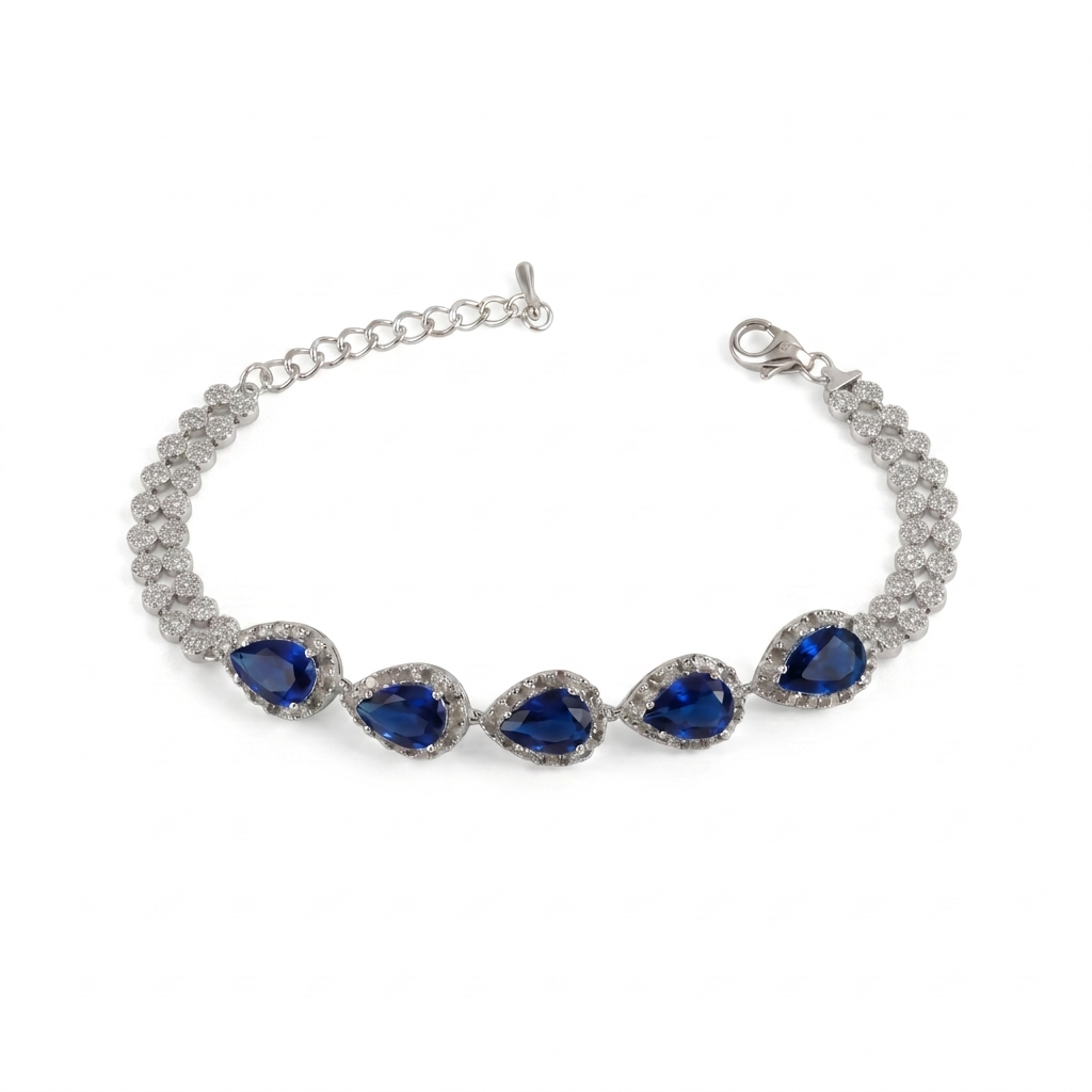 Pulsera Seren Lysmera | Oro Blanco
