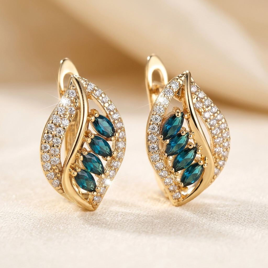 Isola Caelurelle Pendientes | Oro
