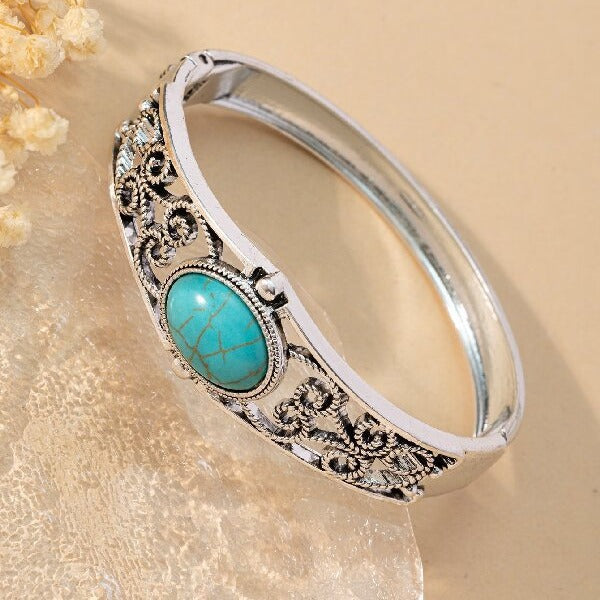 Alouette Vintage Crest Pulsera | Oro Blanco