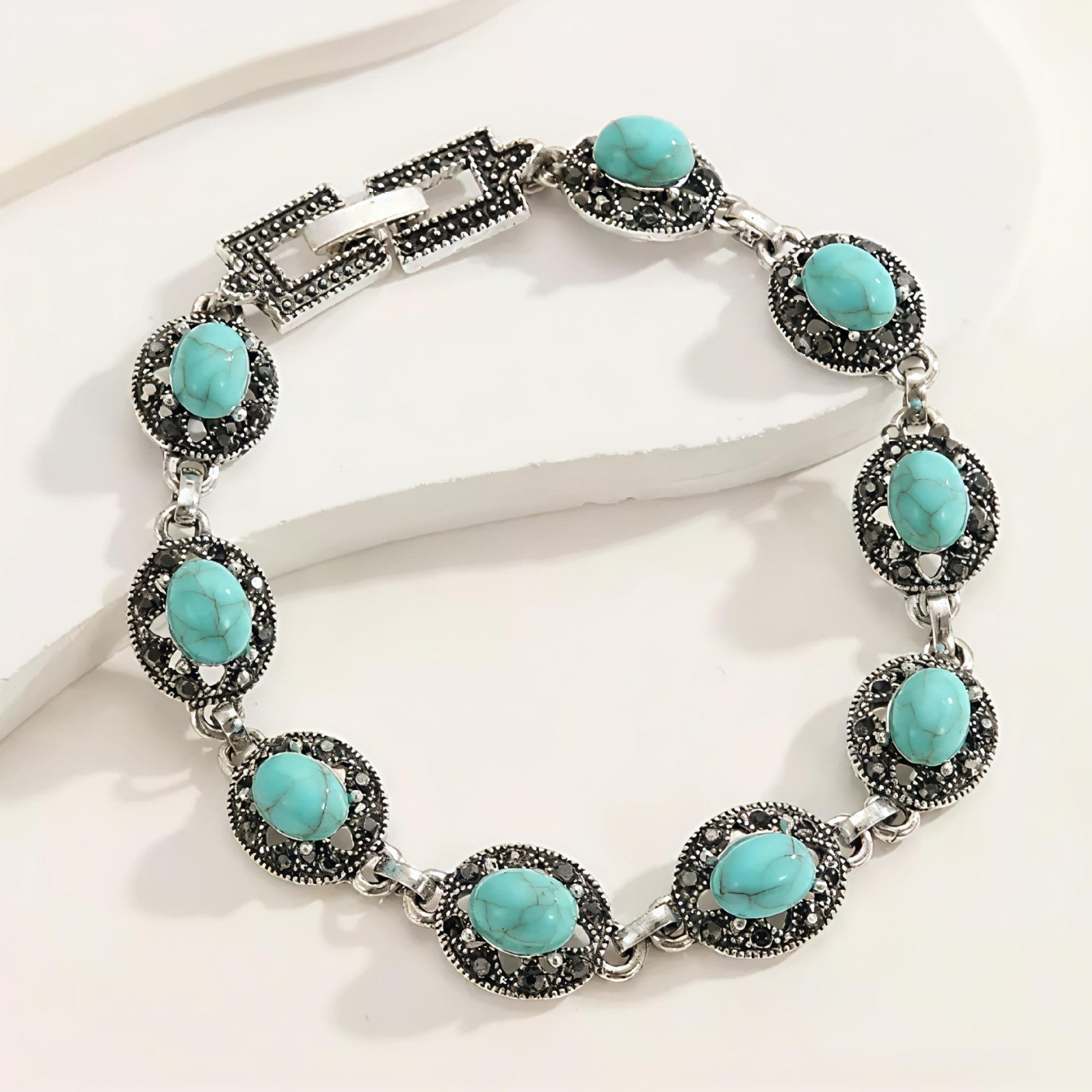 Corvelle Noble Emblem Pulsera | Oro blanco