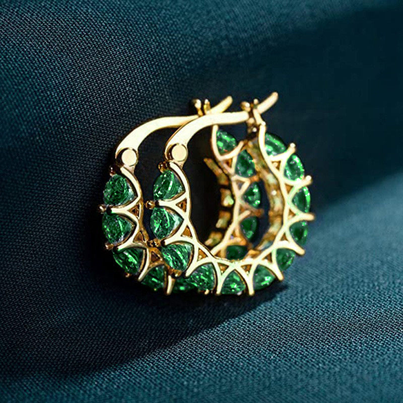 Elena Marlowe Pendientes | Oro blanco