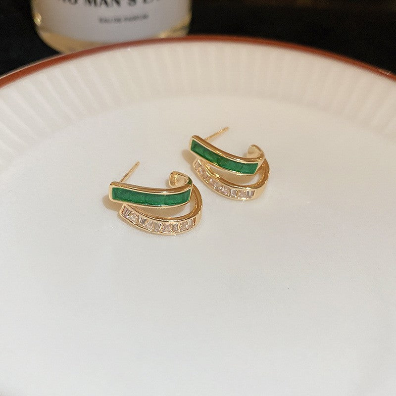 Pendientes Chloé Feuillage Øreringe | Oro