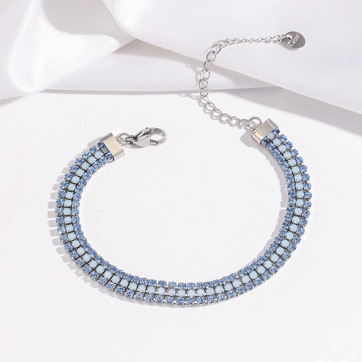 Pulsera Brillo de Firma | Oro Blanco