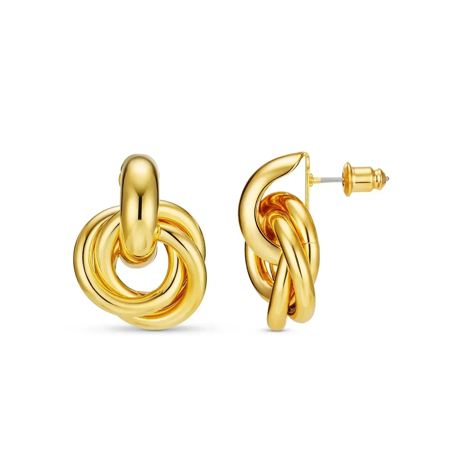 Pendientes Interlocking Øreringe | Oro