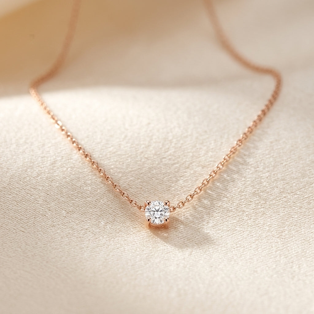 Collar Cléa Moissanite Sten | Oro