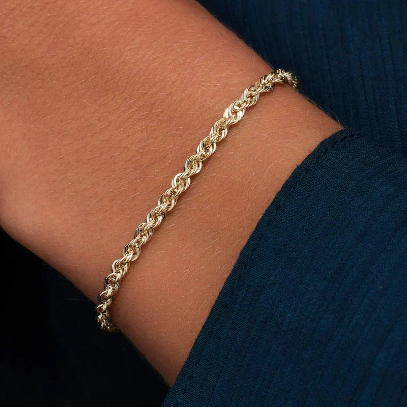 Pulsera de Cadena Torcida | Guld