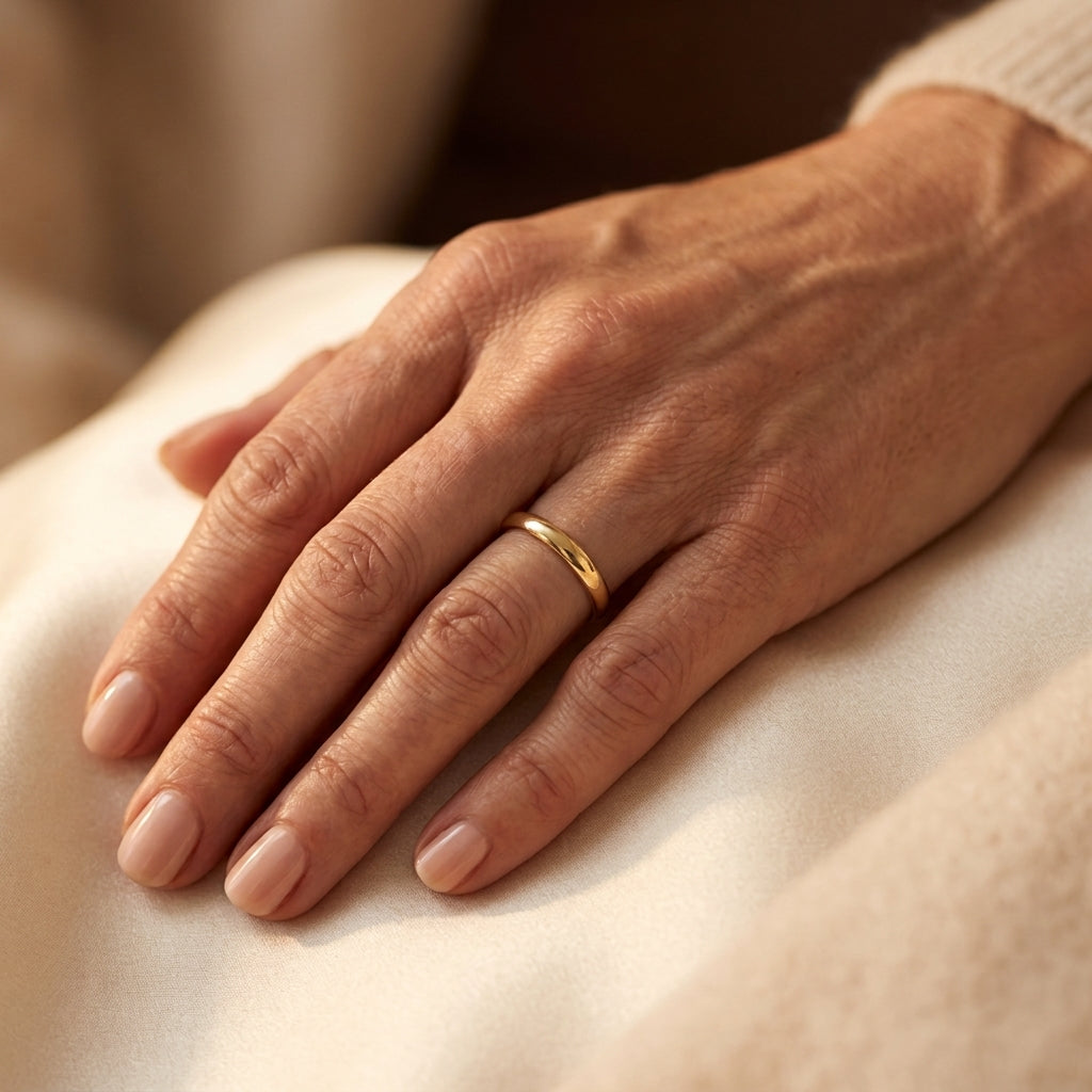 Anillo Slim Dome | Oro