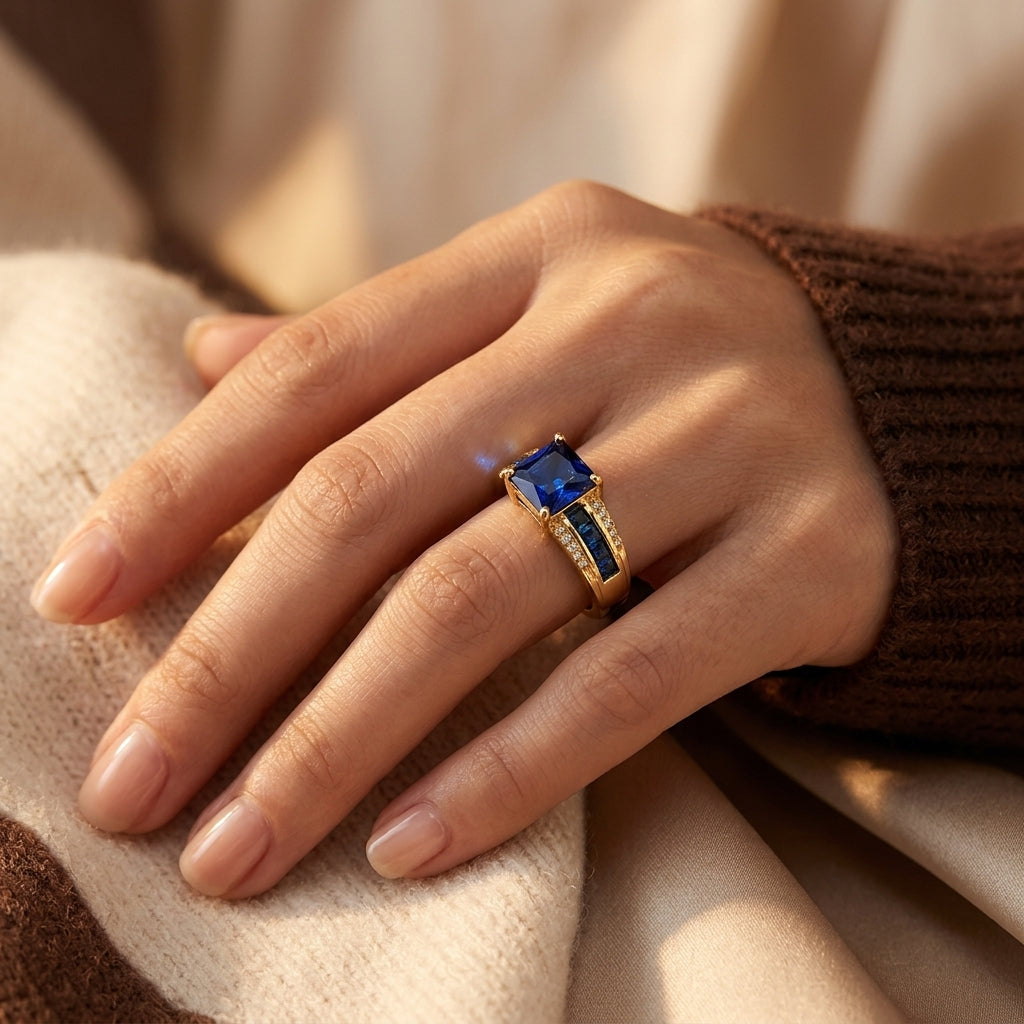 Anillo Kassira Bluemont | Oro