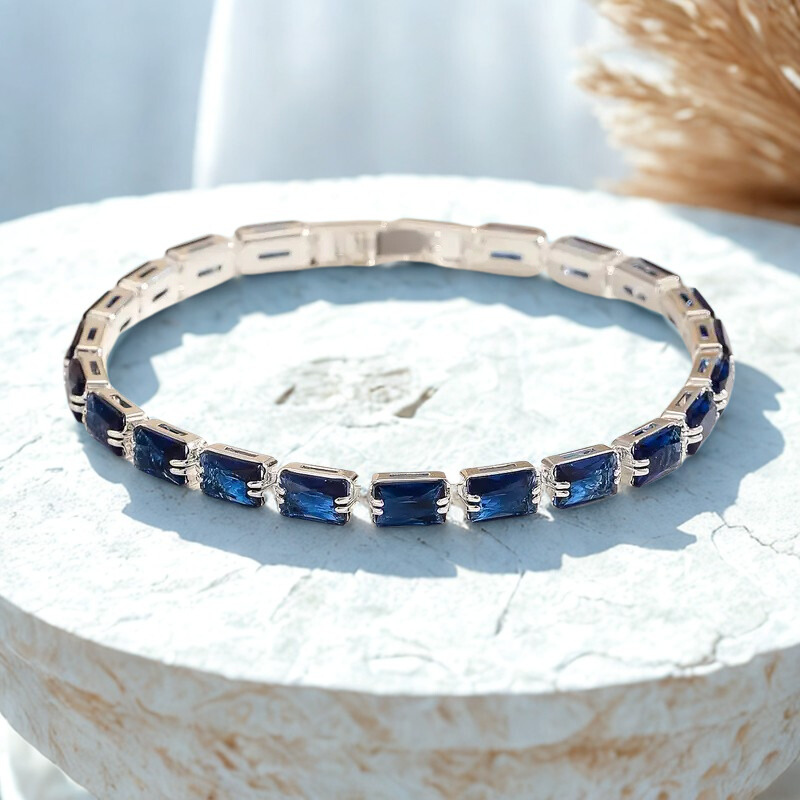 Mireda Thalindra Pulsera | Oro Blanco