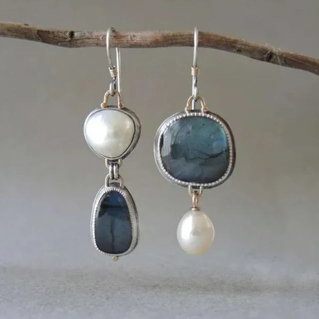 Pendientes Vintage Himmelske | Oro Blanco