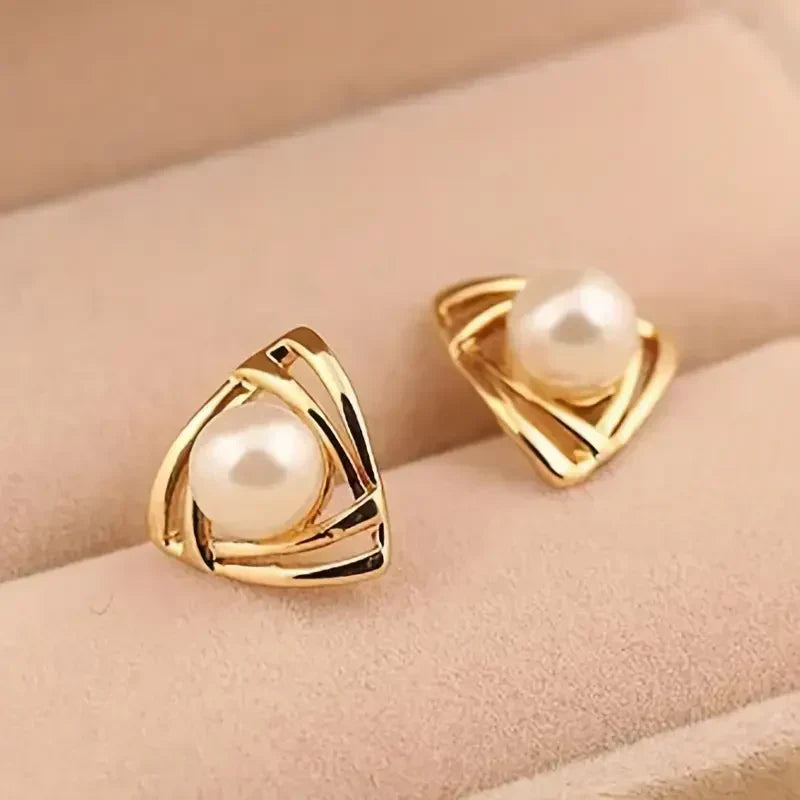 Pendientes de Perlas y Oro Buscados | Oro