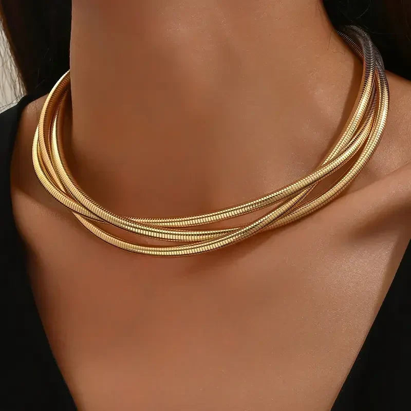 Collar de Oro Tre-lags - Oro