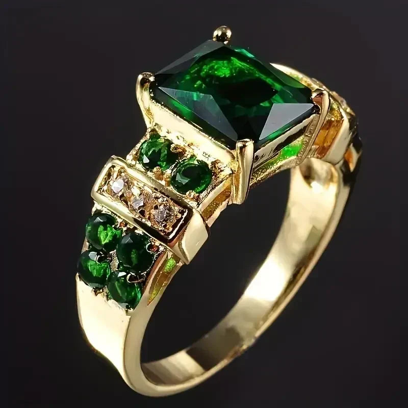 Anillo de Esmeralda Inigualable | Oro