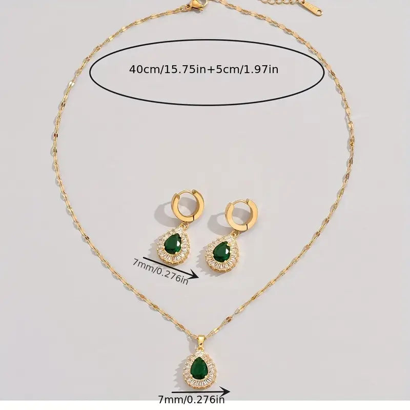 Rheya Lysandelle Conjunto de Joyas | Oro