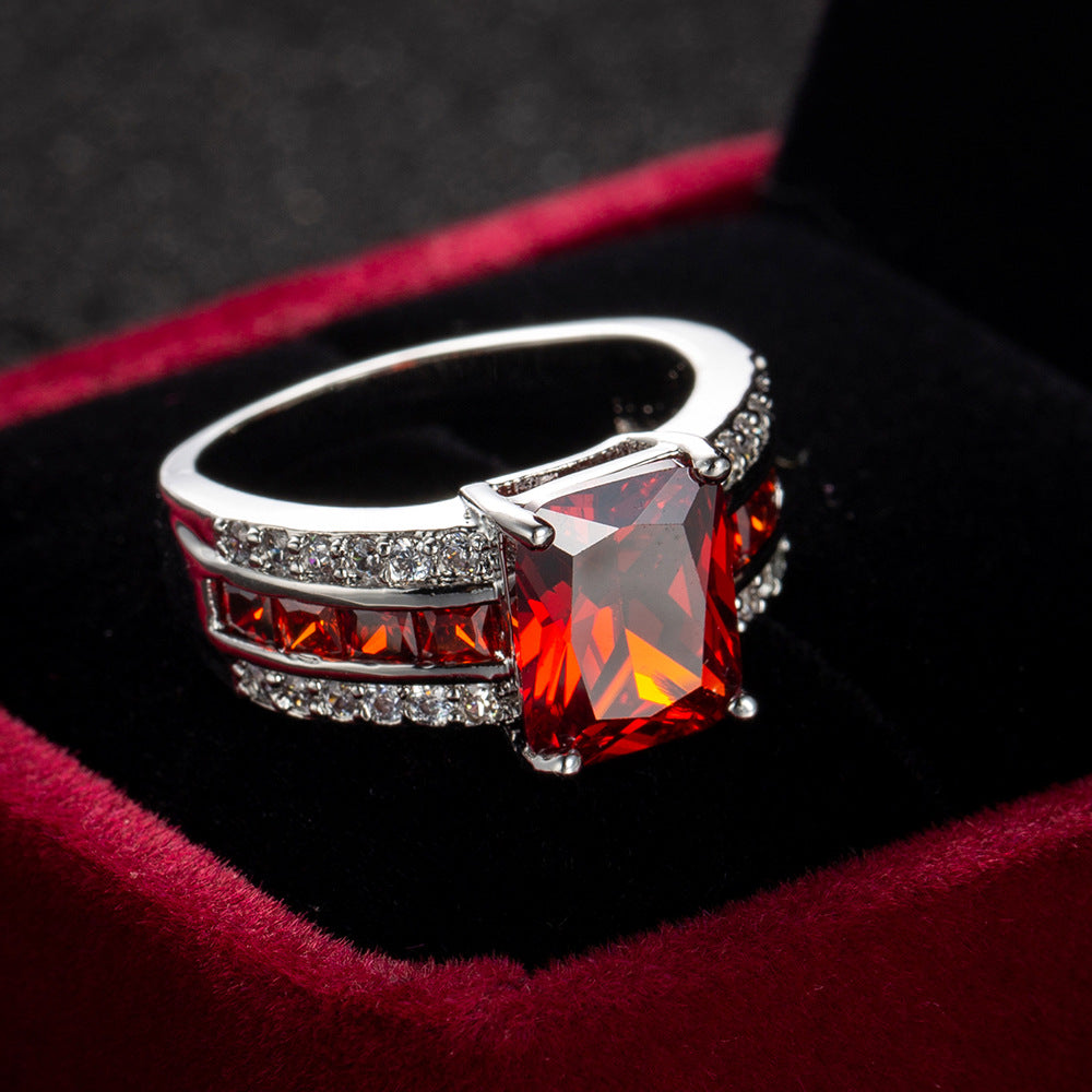 Anillo Kassira Redmont | Oro Blanco