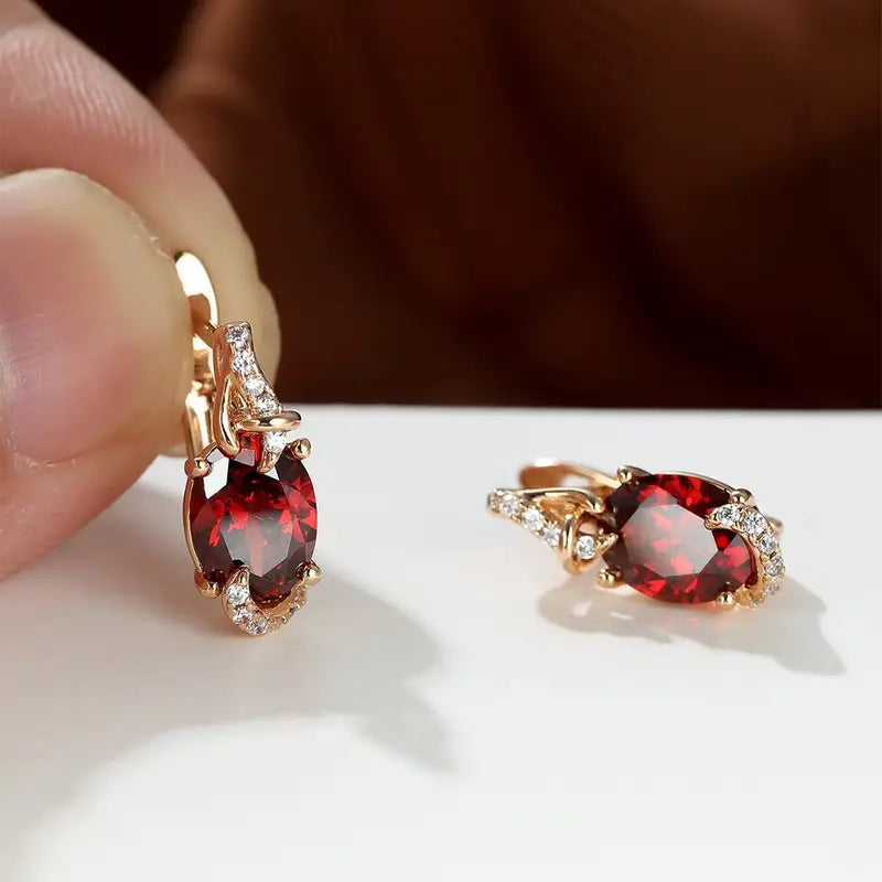 Anillos dobles Krimson Twilight | Oro