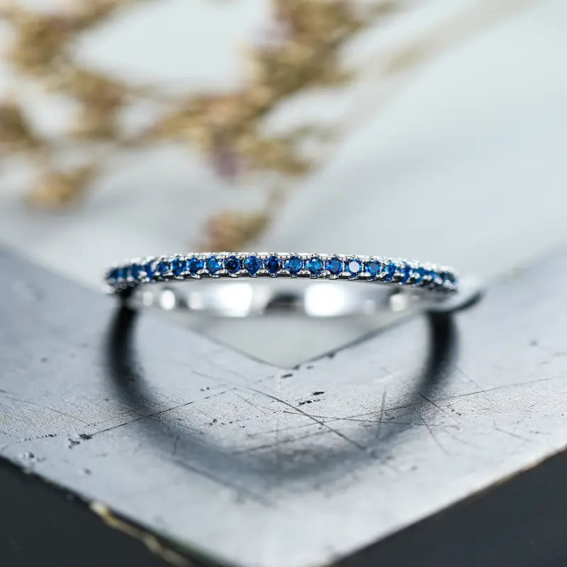 Anillo Soraya Azurith | Oro Blanco
