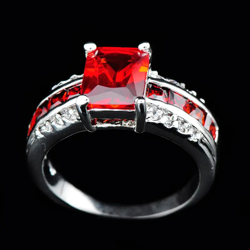 Anillo Kassira Redmont | Oro Blanco