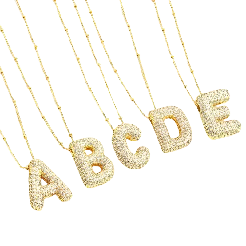 Collar con inicial de letra | Oro
