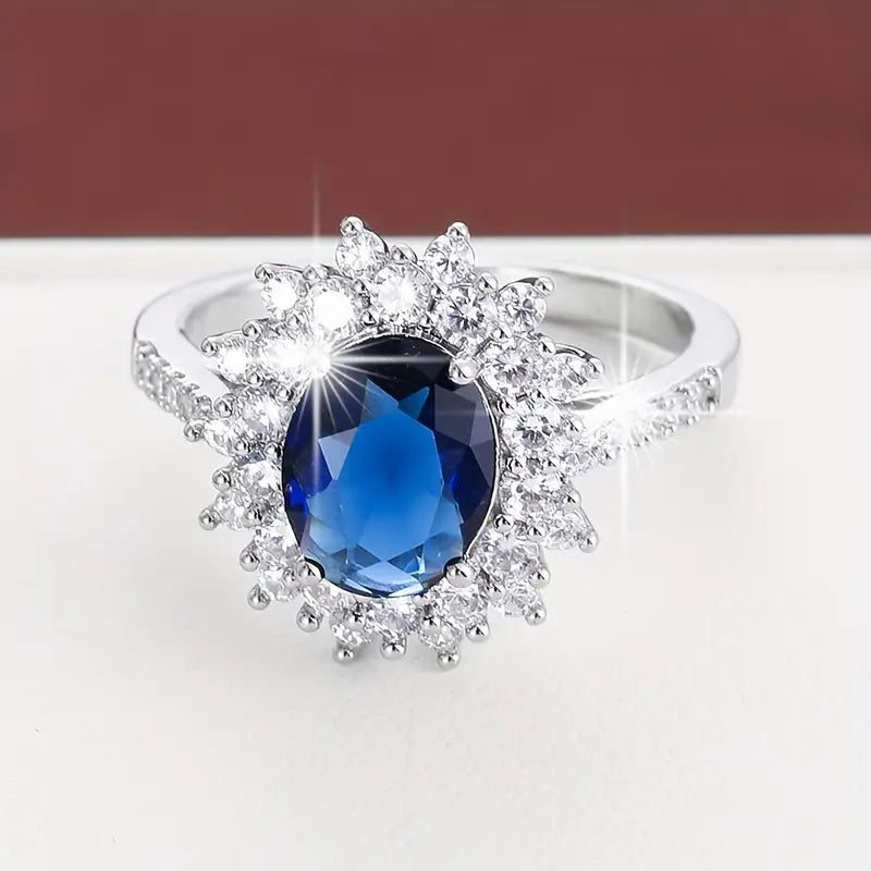 Anillo Vionne Saphirae | Oro Blanco