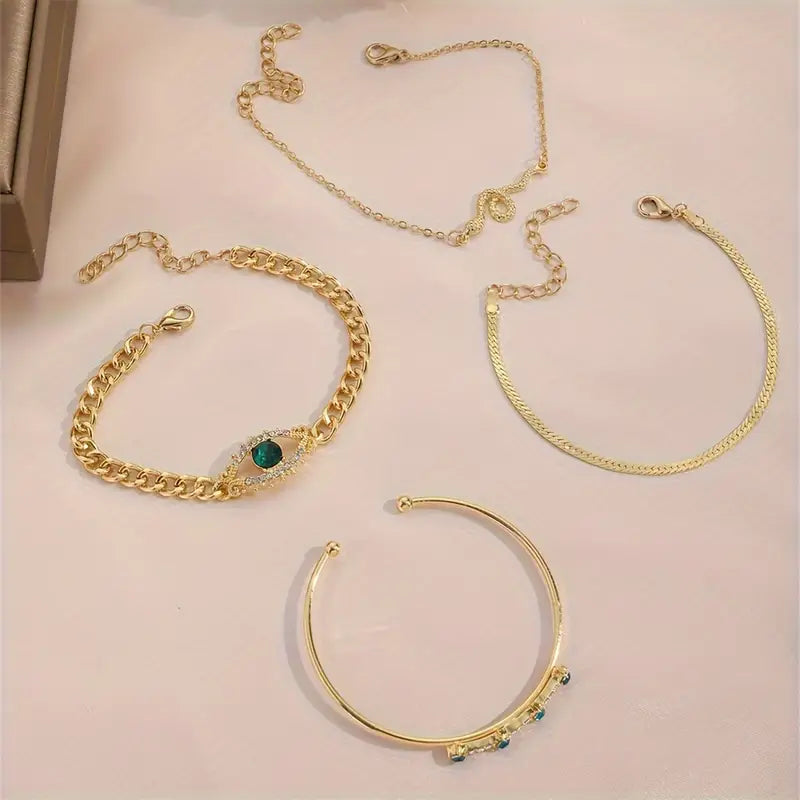 Conjunto de Pulseras Serpina Veyra | Oro