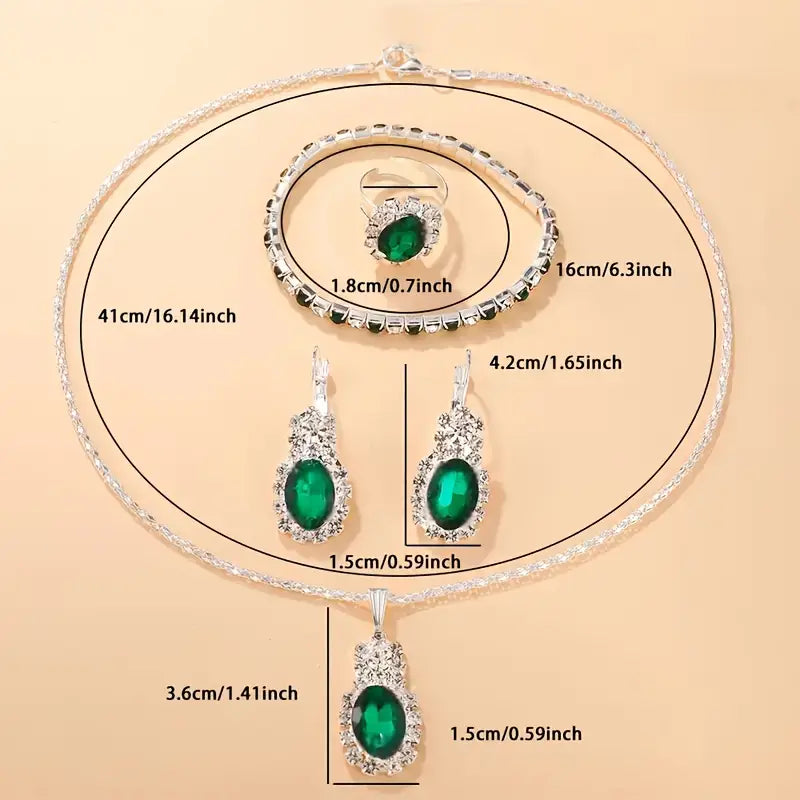 Seloria Grevalyn Juego de Joyas | Oro Blanco