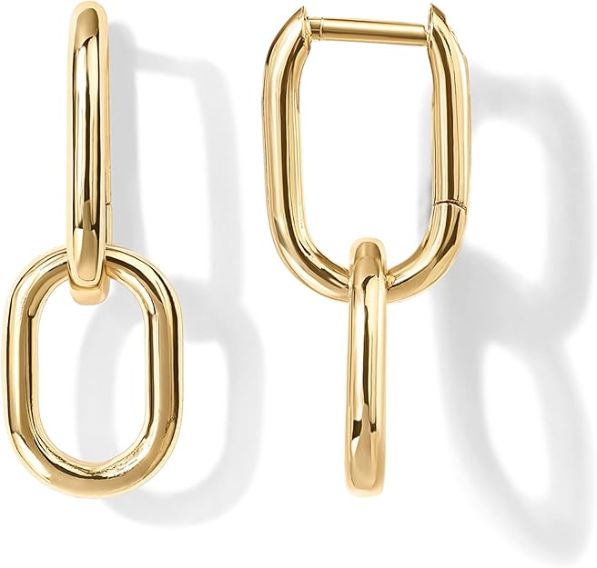Aros de Caída Enlazados | Oro