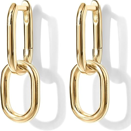 Aros de Caída Enlazados | Oro