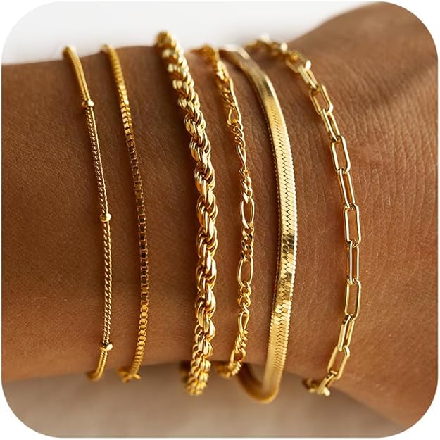 Conjunto de pulsera Isabella Vernetta | Oro