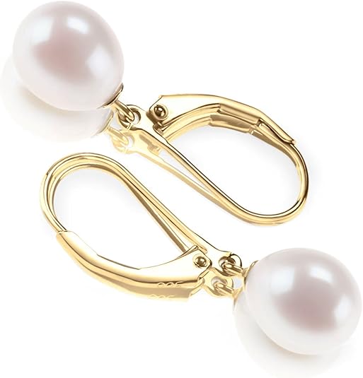Pendientes Colgantes Perle | Oro
