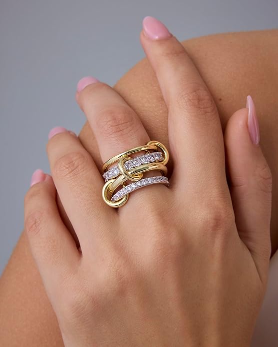 Anillos de Interlock | Oro