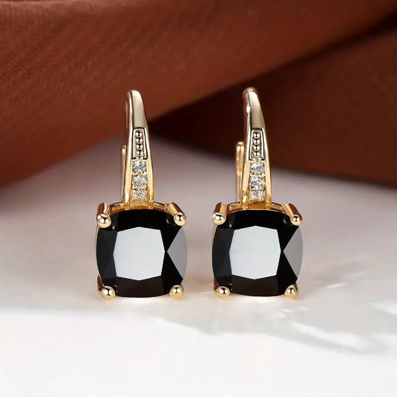 Aretes de Aro de Piedra Zafiro Mística | Oro