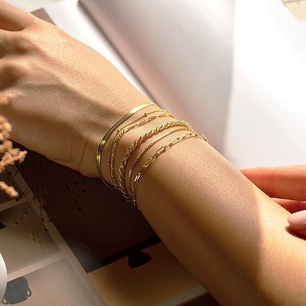 Conjunto de pulsera Isabella Vernetta | Oro