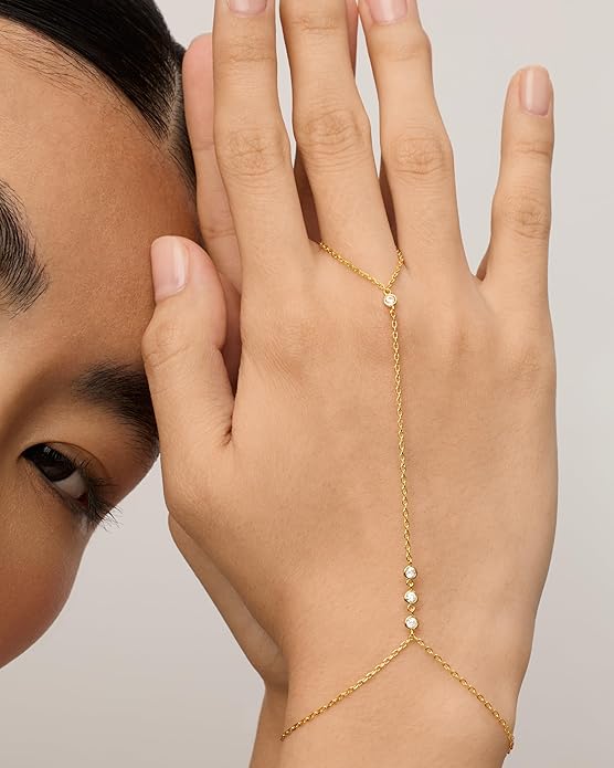 Pulsera de Mano Perlekæde | Oro