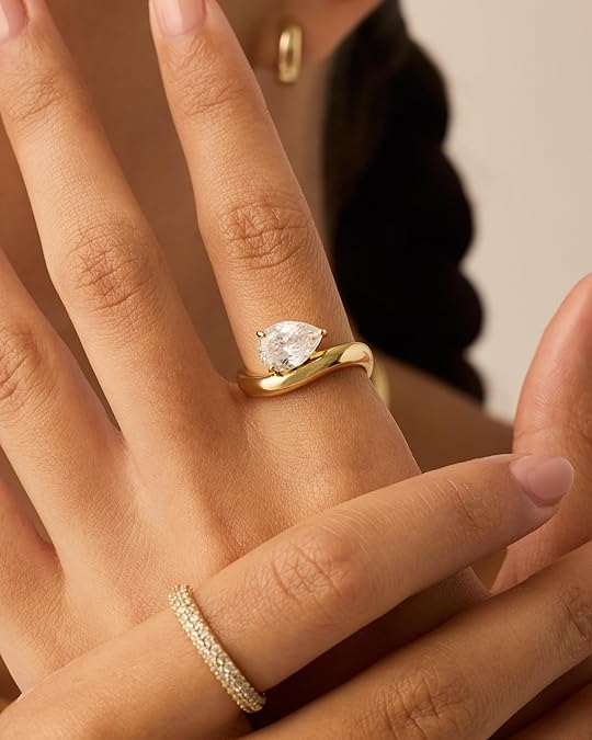 Anillo de Elevación Ondulado | Oro