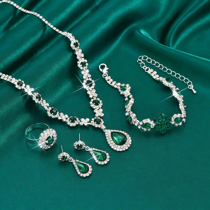 Adriana Lysandre Conjunto de Joyas | Oro Blanco