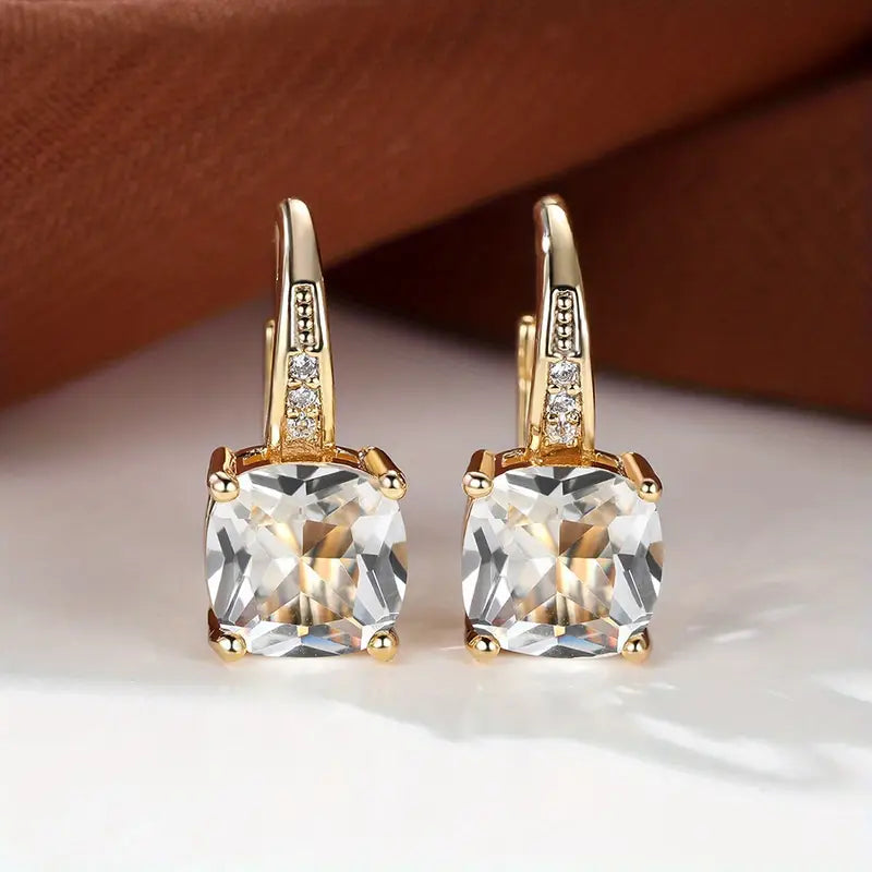 Aretes de Aro de Piedra Zafiro Mística | Oro