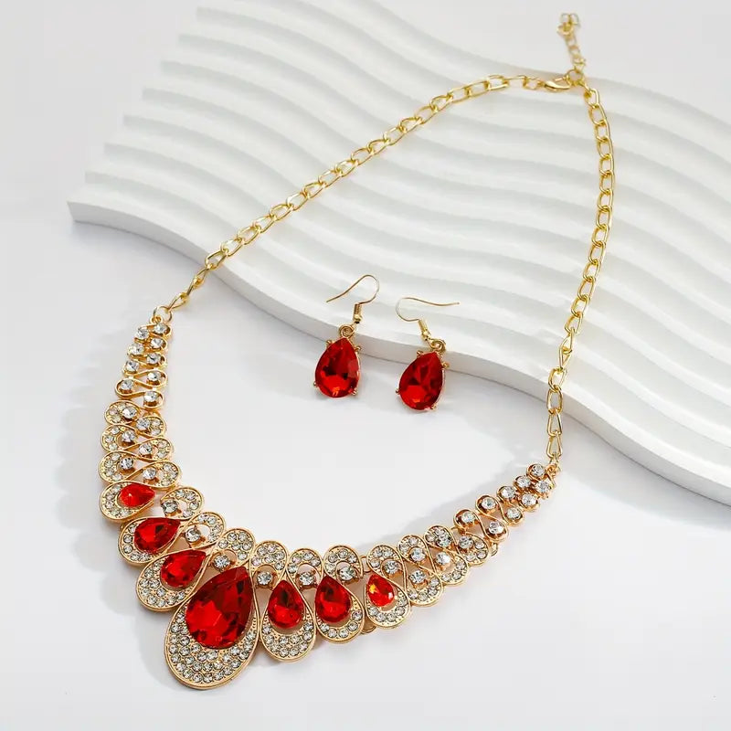 Conjunto de Joyas Maevina Crimselle | Oro