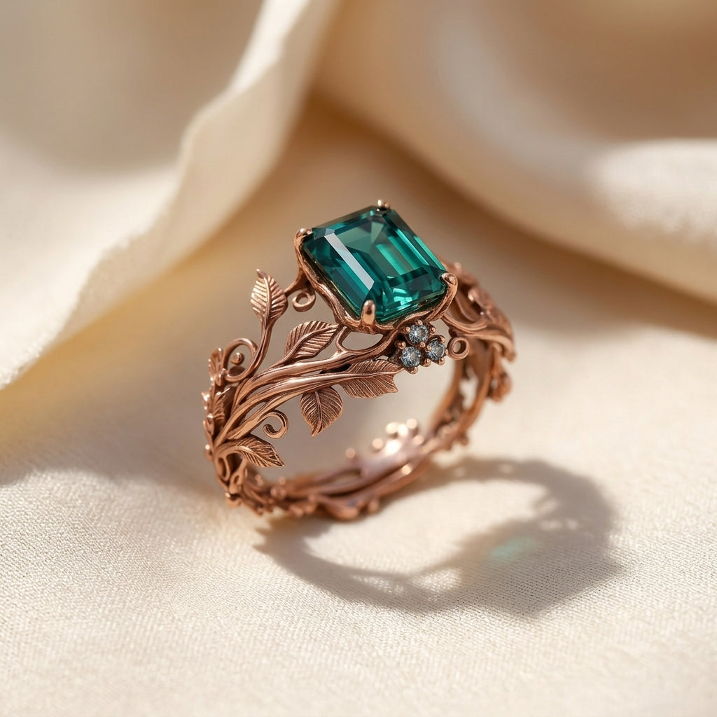 Anillo Krystalring Forestlight | Oro Rosado