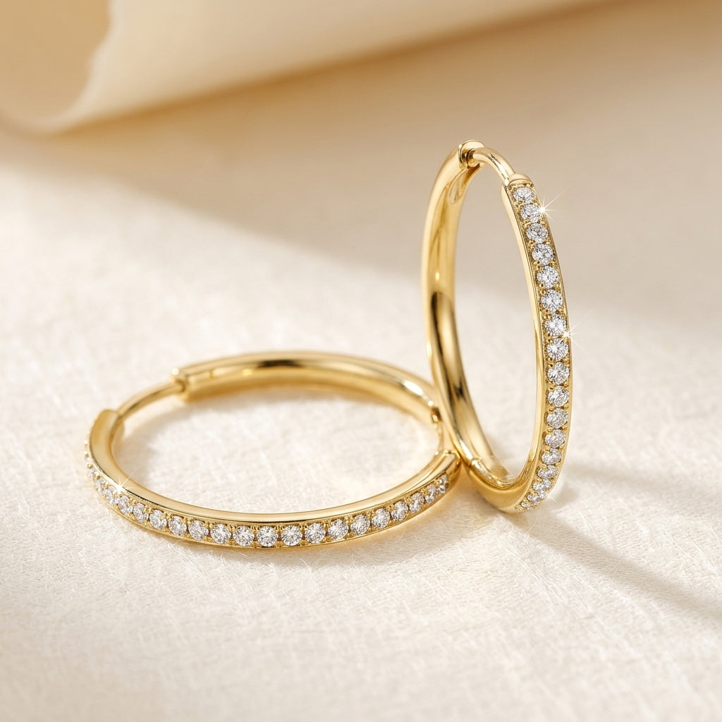 Pendientes Sorel Pave | Oro
