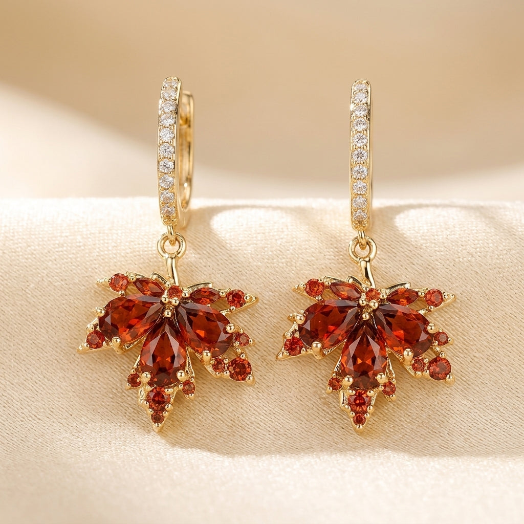 Pendientes de Zirconio Brillantes | Oro