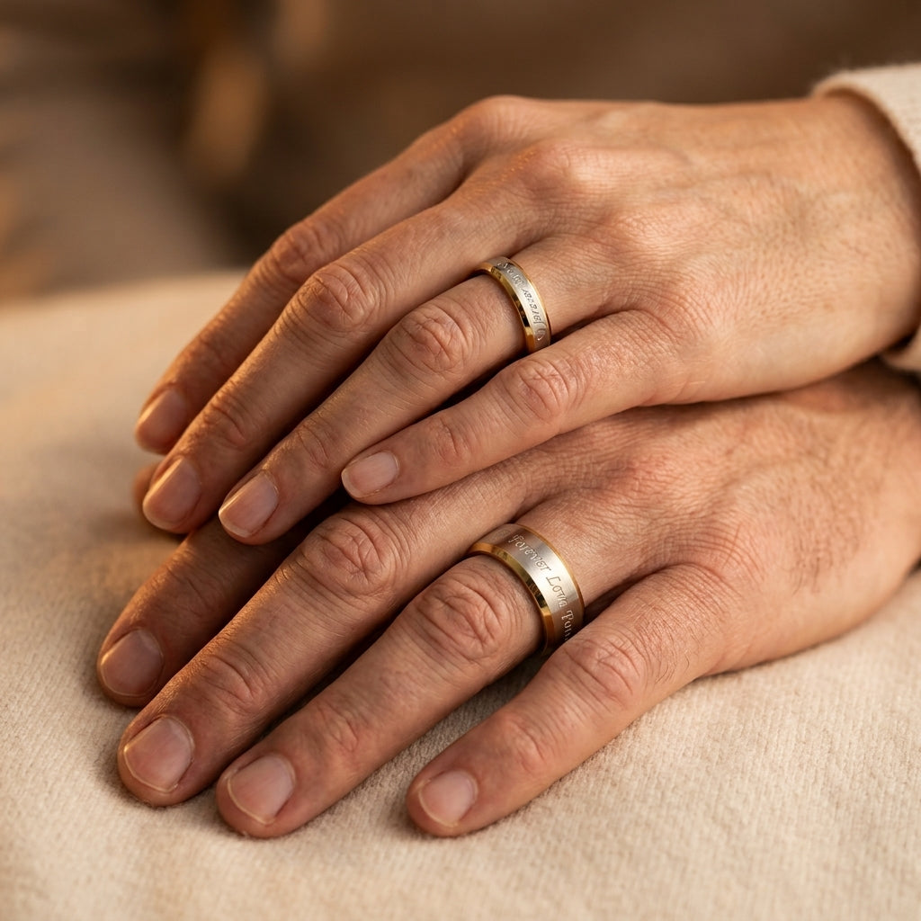 Amor Eterno Anillo de Pareja | Oro