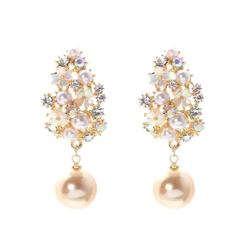 Pendientes de Perlas Elegantes de Blomst | Oro